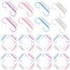 Hohopeti Spazzole per Unghie in Plastica Set 40 Pezzi Impugnatura Ergonomica Antiscivolo per Pulizia Dita e Unghie Uso Domestico e Salone