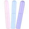 MUSISALY Set da 3 Pennelli per Labbra in Silicone Morbido e Delicato, Applicatori per Rossetto e Correttore Superficie Liscia, per Make-up e Maschera Labbra