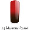 COSI NAILS Smalto gel UV semipermanente 12ml Termico Marrone-Rosso