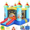 AKEYDIY Castelli gonfiabili per tutti i piccoli (2-10 anni), castelli gonfiabili con ventilatore, parchi giochi e stand di tiro, motivi animali per feste, feste al coperto ed all'aperto
