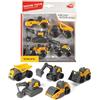 Dickie Toys Volvo Micro Workers confezione 5 pz cm.9, + 3 anni, 203722008