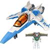 Mattel Buzz Lightyear Navicella XL-15, 50,8 cm, personaggio Buzz autentico da collezione per momenti eroici del film, regalo e giocattolo per bambini 4+ Anni, HJJ84