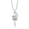 Meissa Regali per ragazze adolescenti Collana carina da donna Moon Ward Collana dell'amicizia Gioielli per bambini Collana girocollo in oro rosa
