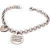 Generic Braccialetto Amicizia - Bracciale Frase - Bracciale dedica - Regalo per amiche