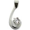 Empress Jewelry Ciondolo in argento 925 con cubic zirconia 6.5mm PE000310