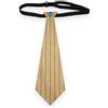 Il Cravattino.com ILCRAVATTINO.COM Cravatta Corta in Legno, Cravattino Modello VERTICAL LINES, per Eventi Eleganti, Stile Audace e Glamour, 13 inserti disponibili