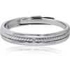 Meissa 2pcs coppia anelli in argento sterling uomini e donne matrimonio Fascia Indietro aperto Dimensione regolabile Promessa di fidanzamento Anniversario Anello di nozze Set, Larghezza 3,3 mm