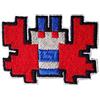 Bling! Handmade Gioco Astronave Toppa Ricamata Termoadesiva Videogioco | Cucire | Emblema Applique Distintivo Spilla Abbigliamento T-shirt Jeans Cappelli Pantaloni Borse Accessori Giacche Zaino | DIY