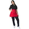 tessile astorino Grembiule da Cucina Personalizzato con Tasca per Uomo e Donna Impermeabile Grembiuli per Bar Barbecue Giardino, Ristorante Ricamo 0
