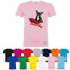 Italian Style Diffusion T-shirt personalizzata cane bulldog diversi colori disponibili