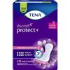 Samicash TENA Discreet Protect+ Maxi Night, Pacco da 3, Assorbenti Notturni per Incontinenza, Bianco, Polimero Super Assorbente, L, 12 Pezzi, Monouso, per Adulti, Perdite Moderate o Abbondanti