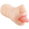 do you erotic doyouerotic - Masturbatore Uomo Effetto Sesso Orale Realistico Interno Testurizzato Bocca con Labbra Carnose Morbide e Lingua in Morbido Silicone Elastico Impermeabile Sex Toy Maschile Tunnel Profondo
