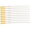 Telismei Tubo intestinale,10 pezzi,tubo intestinale una volta 24 cm,punta rotonda e bordi arrotondati,lunghezza 24 cm,diametro 5.3 mm,misura universale per qualsiasi kit di irrigatore e di raccordo,10 pezzi