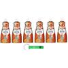 Beni Culinari 6 x Coccolatevi Ammorbidente Super Profumante Aroma Sensual, ammorbidente super profumato, capi profumati e morbidi, 50 lavaggi, 1250 ml + portachiavi Beni Culinari