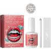 Misaakoeq Kit di gemme per denti, set di colla decorativa per denti alla moda, gemme staccabili, decorazioni per denti multicolore, gioielli con , set di gemme per denti con colla
