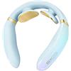 SKG K6E - Massaggiatore per collo con indicatore di calore per alleviare il dolore al collo, Blu