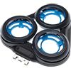 vhbw supporto per testina di rasatura compatibile con Philips S5075, S5013, S5077, S5079, S5000, S5080, S5082, S5050, S5070 rasoio elettrico, nero
