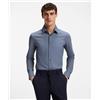 BOSS BLACK Boss Camicia slim fit in jersey elasticizzato ad alte prestazioni Open Blue Uomo