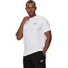 EA7 T-Shirt a Manica Corta Bianca da Uomo con Stampa Logo XXL