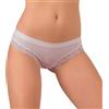 JADEA 6 Pezzi Slip Donna 518 in Cotone con Bordi in Pizzo