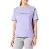 Champion Rochester 1919-Champion Logo Crewneck T-Shirt, Viola Tulipan (VTP), S Donna