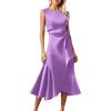 Generico Abiti Da Cerimonia Donna Lunghi Eleganti Vestito Abito Rosso Sera Curvy Schiena Scoperta Vestiti Matrimonio Elegante Lungo Damigella D'Onore Giallo Verde Smeraldo Madre Sposa Xl Tulle Prom Seta Nero