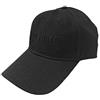 Kurt Cobain Cappellino da Baseball Nero On Nero Logo Nirvana Ufficiale Nero Size One Size
