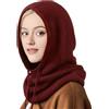 YWTAENOH Cappelli invernali per donne Sciarpa con cappuccio calda Cappello invernale Berretti Balaclava Berretto in maglia Calotta con cordoncino, Taglia unica