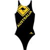 TurboTronic Turbo Kangoro PRO-Resist - Pantaloni da Bikini, da Donna, Colore: Nero/Giallo, XL