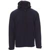 PAYPER Giacca con Cappuccio Uomo Soft Shell Gale TRASPIRABILE Impermeabile (L, Navy)