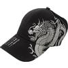 Theaque Cappello da baseball con motivo drago cappello da sole donna uomo berretto da baseball decorazione testa, Come mostrato, 30x17cm