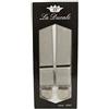LA DUCALE Bretelle uomo con clip articolo 936/GL, Grigio perla, centimetri 130