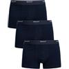 GANT Confezione da 3 Mutande da Uomo, Blu Marino, Blu Marino, L
