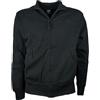BE BOARD Felpa Leggera Uomo Taglie Forti Zip Lunga Articolo 9114CONF (Nero, 7XL)