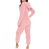 Generic Tutina in Peluche da Donna, in Pile di Orsacchiotto, Caldo e soffice, Pigiama Comodo con Cappuccio, Pigiama da Notte per la casa