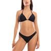 Toocool Due Pezzi Costume da Bagno Donna Brasiliana Bikini Leopardo Zebra M5137 [L,Nero]