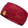 LA SPORTIVA Mountain Headband Sangue/Hawaiian Sun Fascia per la testa, L Unisex Adulto, Sanguina/Hawaiian Sun, L