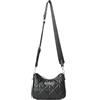 GAÀLLE Gaelle Paris Borsa Reg Shoulder Strap In Ecopelle Bottalato Matelasse' Banda Logo In Metallo GAACW01238 Nero