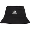 adidas Fibbia in Cotone Cappello, Nero/Bianco, Taglia Unica Donna