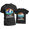 t-shirteria Coppia Magliette Padre Figlio - Maschietto - Shark - Squali - LeccaLecca - Do Do Do - Beby Shark - Padre - Figlio - Ragazzino - Bimbo - Maschi - Regalo Festa del papà