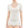 SalGiu Maglia Intima Donna (3 Pezzi) 100% Caldo Cotone Mezza Manica Felpata Invernale Raso (3)