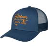 Stetson Cappellino Trucker Fishing Rod Uomo - cap Berretto Baseball Mesh Snapback, con Visiera, Fodera, Fodera Estate/Inverno Primavera Estate Autunno Inverno - Taglia Unica Blu