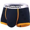 YAHWULAI - Boxer da uomo sexy con sezione a tasca per rigonfiamento, grande tasca per palle, super morbidi, comodi, traspiranti, elasticizzati, slip lisci, XL