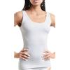 ROSSOPORPORA, Set da 3 Canotte Donna in Cotone bielastico Spalla Larga. Colore Bianco Taglia S/3