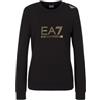 Emporio Armani EA7 Felpa Donna XS Nero 8ntm45-tj9rz 2/21 Autunno Inverno 2021/22