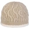 Seeberger Berretto a Maglia Landesta Donna - Beanie Invernale con Fodera Autunno/Inverno Inverno - Taglia Unica Beige Chiaro