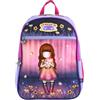 SANTORO Gorjuss School Backpack for Girls 3 Zippers Original Elementary Backpack with Padded Shoulder Straps, Spacious Backpack for School and Free Time 33x44x20 cm (FIREFLY DAWN)