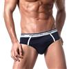 ROSSOPORPORA, Set da 6 Paia di Slip Uomo in Cotone Elasticizzato ed Elastico Esterno. (4/M, 2BI/2BL/2N/2G)