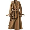 Generic Capispalla Solid Jacket Trench Donna Giacca a Slim Cappotto Lungo Cappotto Cappotto da Donna Sci 100 Cm
