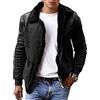 ORANDESIGNE Giubbotto Parka Uomo Giacca Parka Caldo Giacca Cappotto Invernale Senza Cappuccio Antivento Casual Giacche A Nero XXL